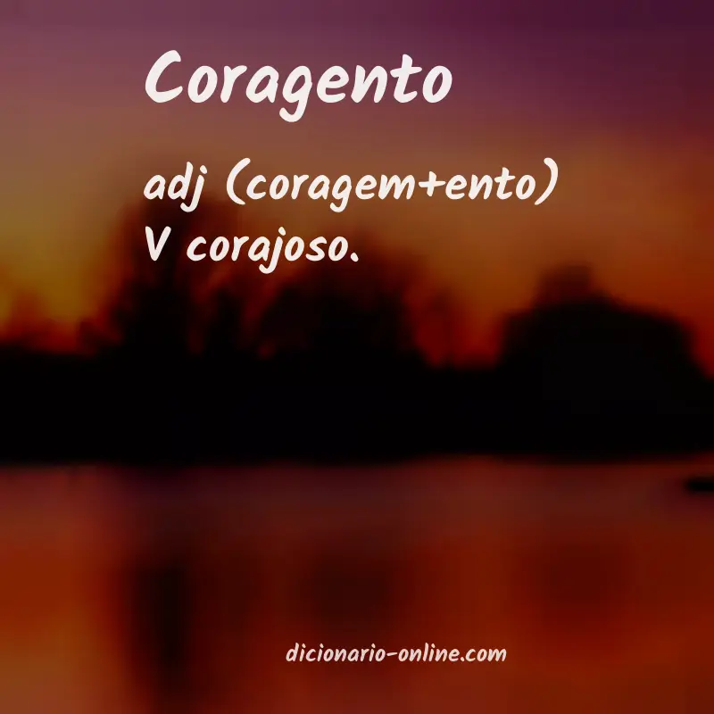 Significado de coragento