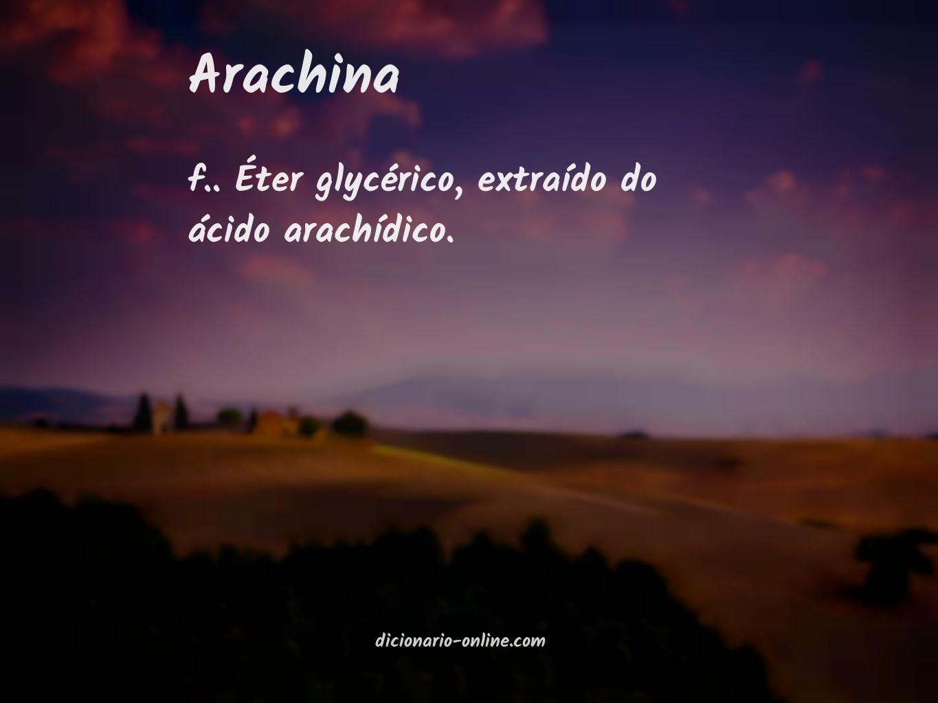 Significado de arachina