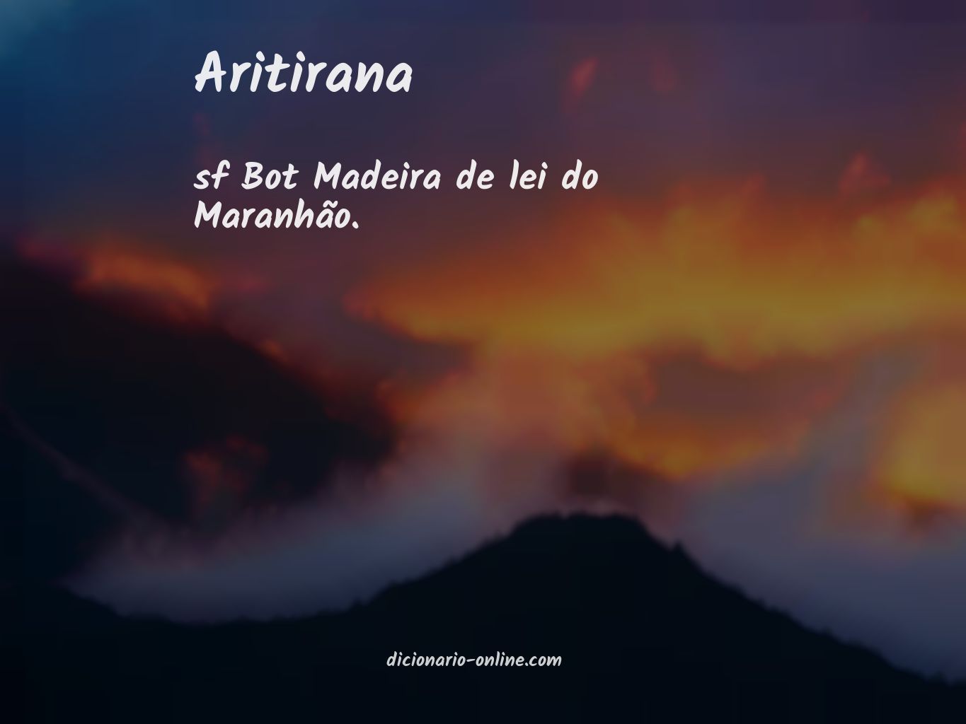 Significado de aritirana