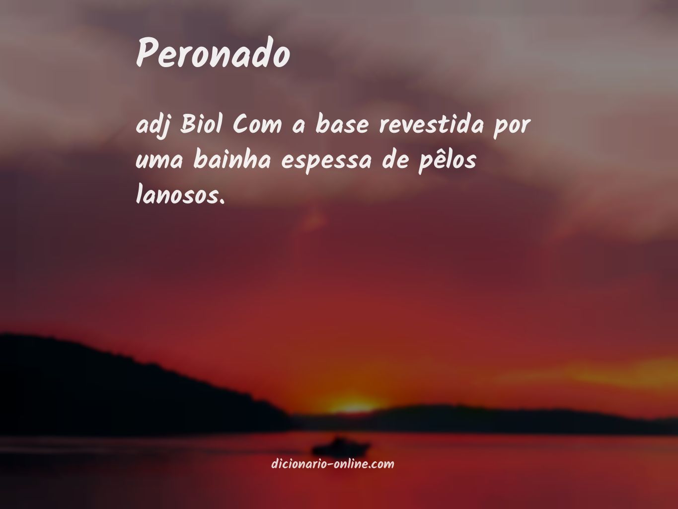 Significado de peronado