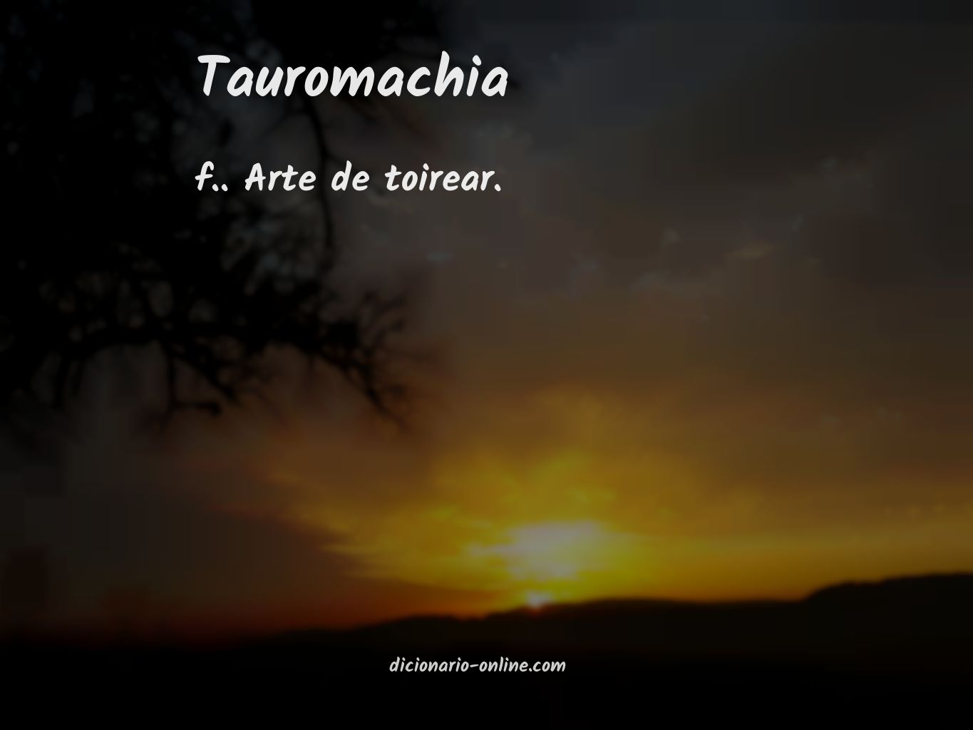 Significado de tauromachia