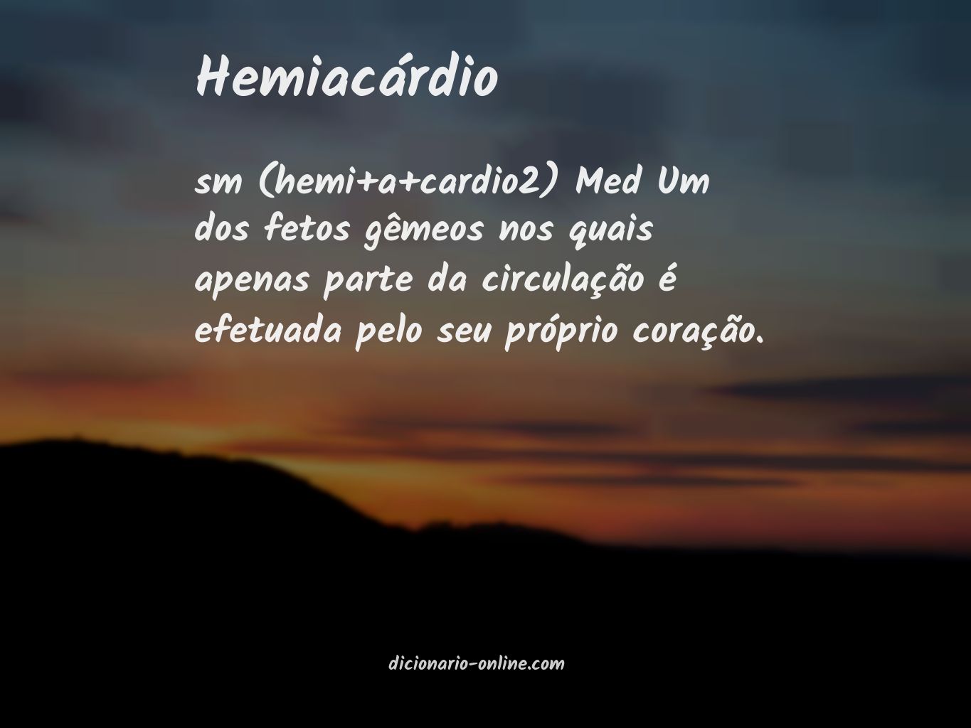 Significado de hemiacárdio