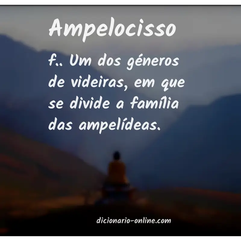 Significado de ampelocisso