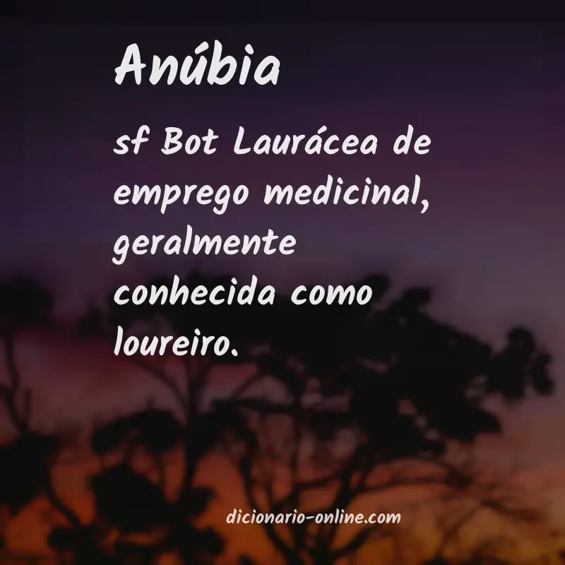 Significado de anúbia