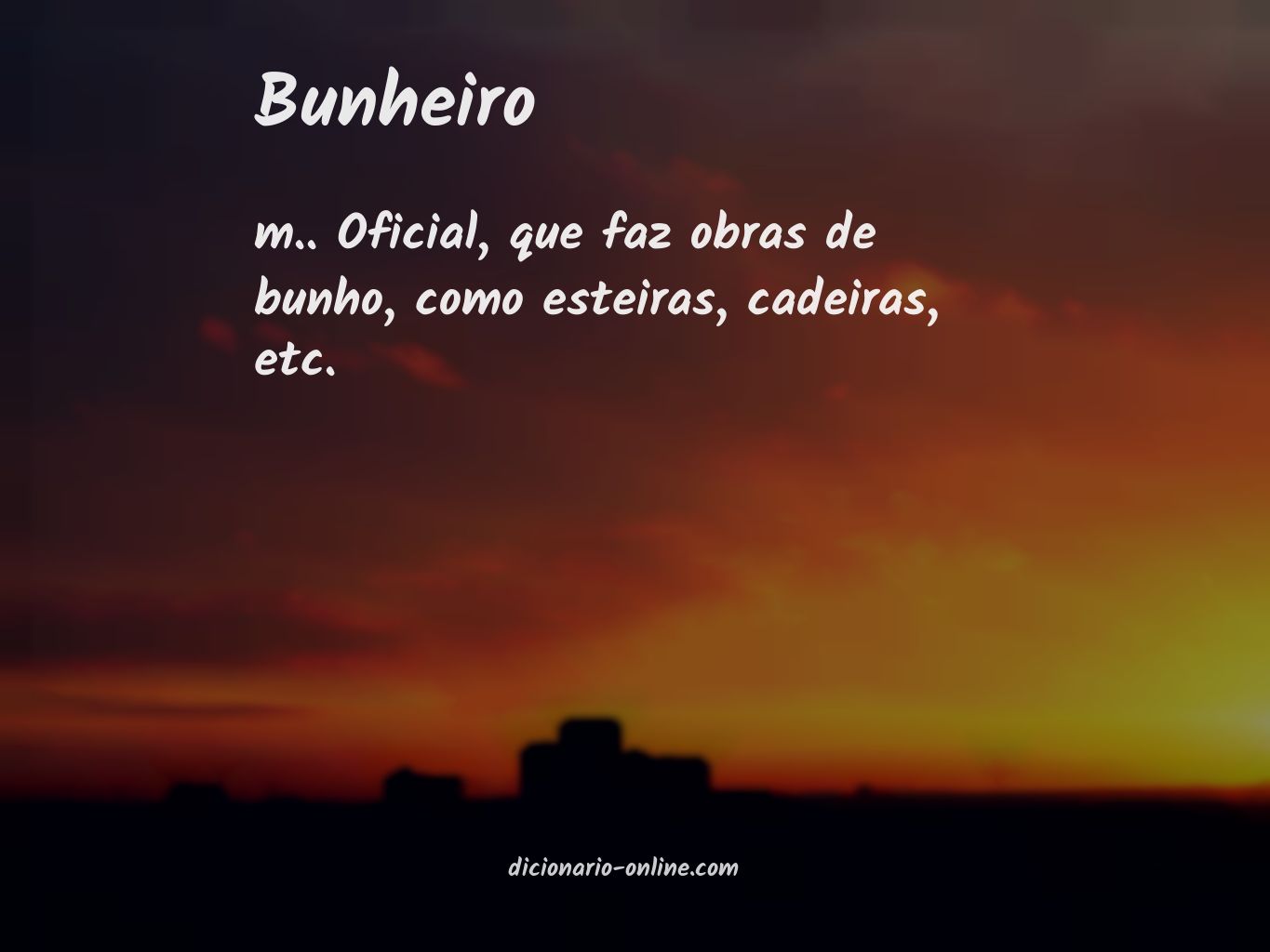 Significado de bunheiro