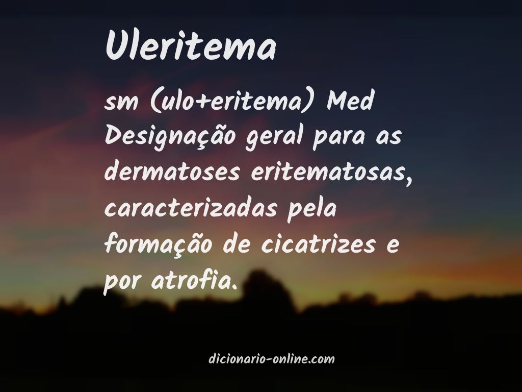 Significado de uleritema