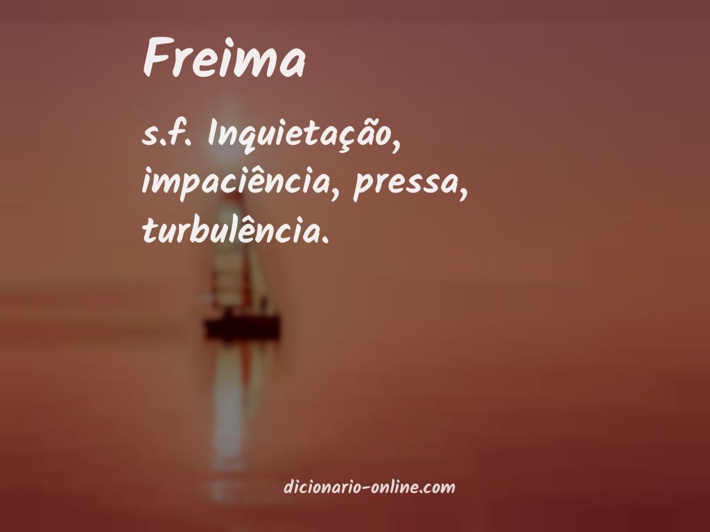 Significado de freima