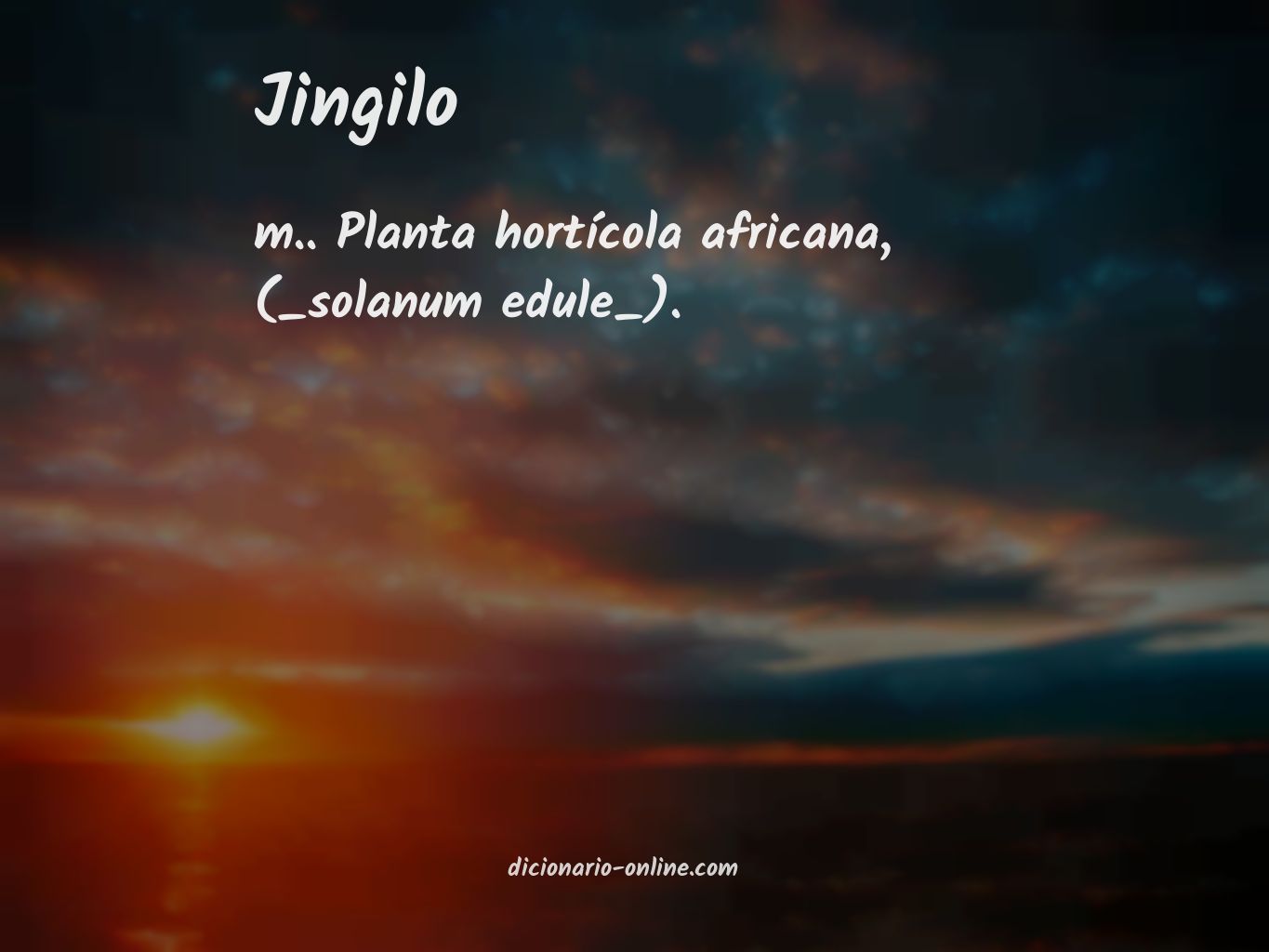 Significado de jingilo