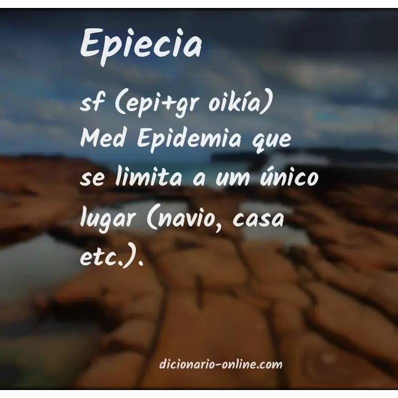 Significado de epiecia