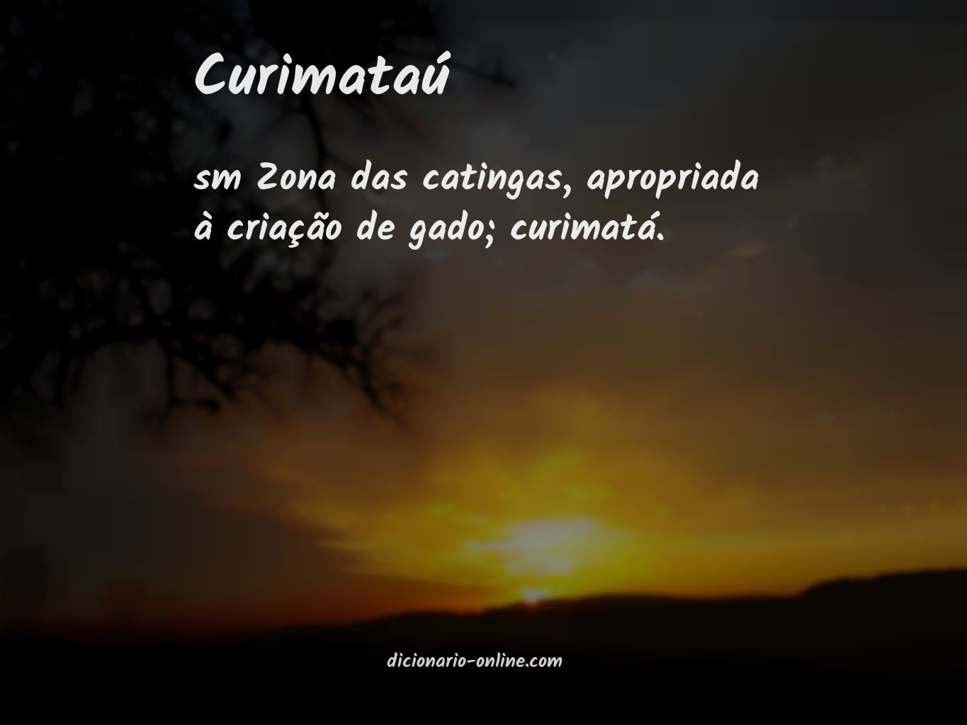 Significado de curimataú