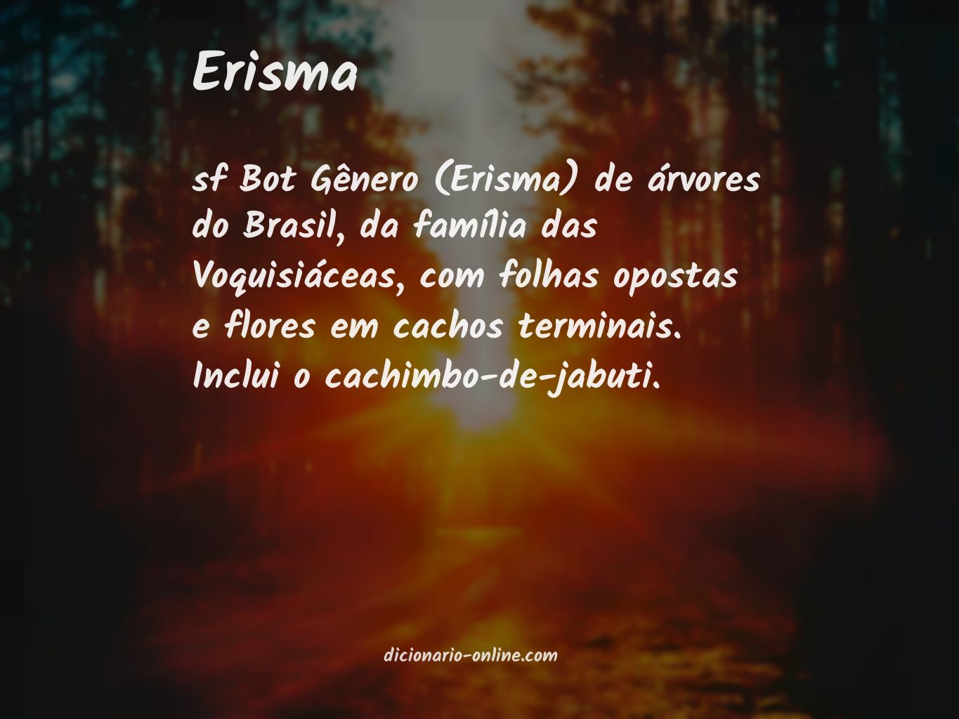 Significado de erisma