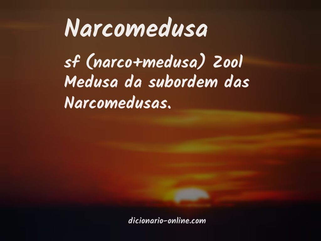 Significado de narcomedusa