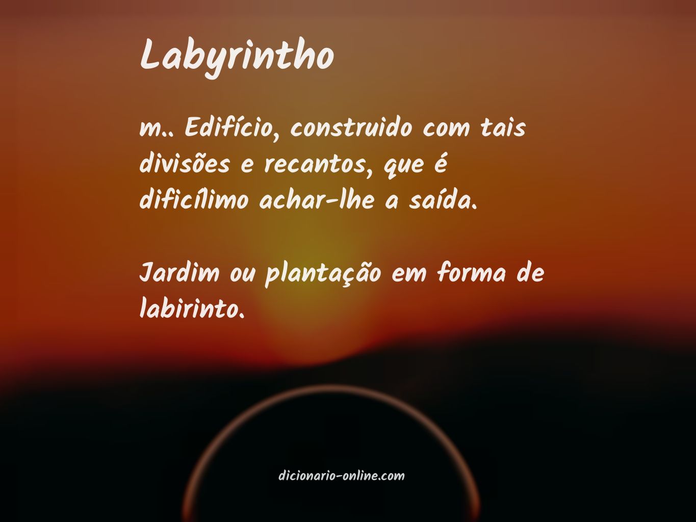 Significado de labyrintho