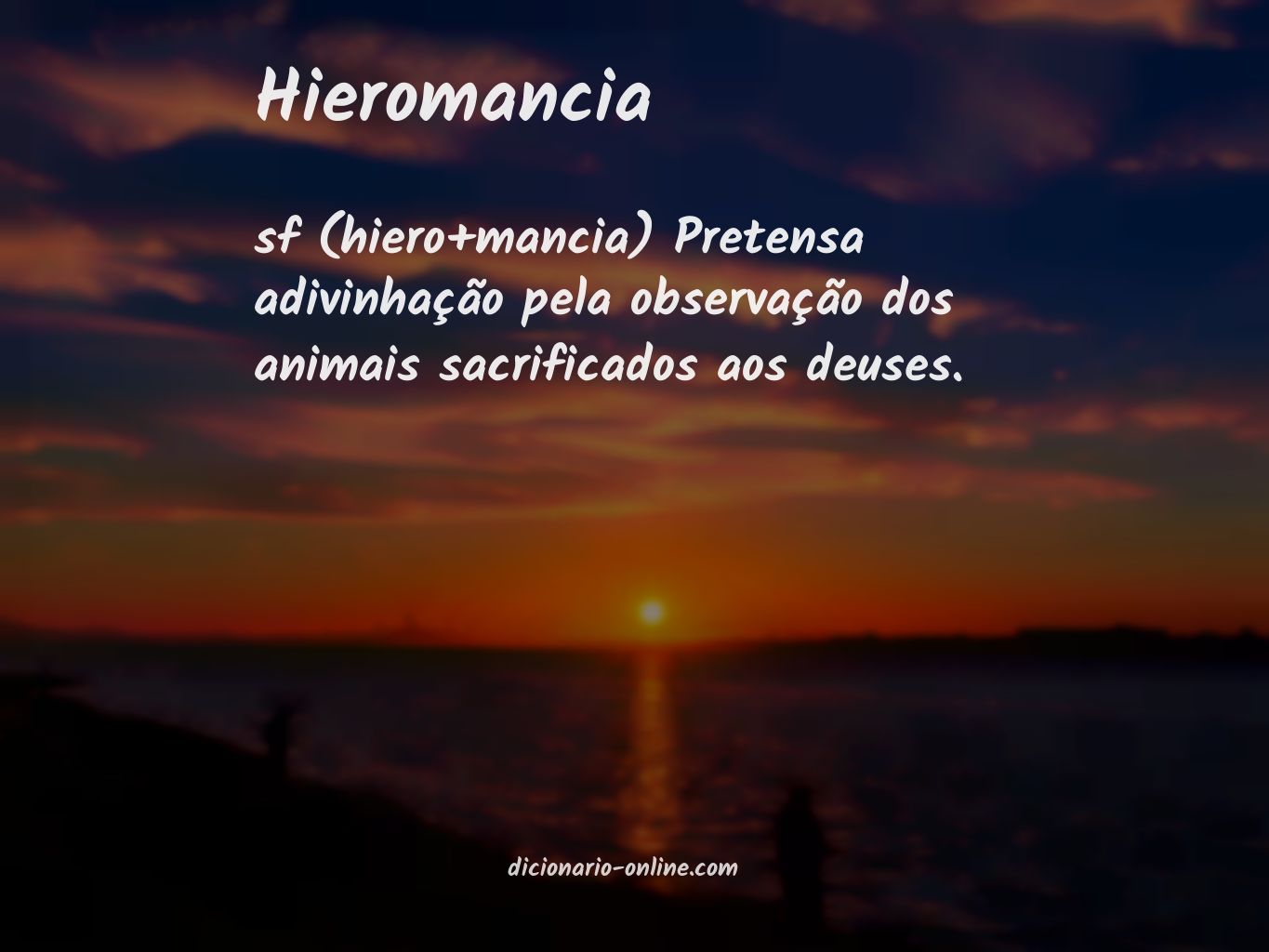 Significado de hieromancia