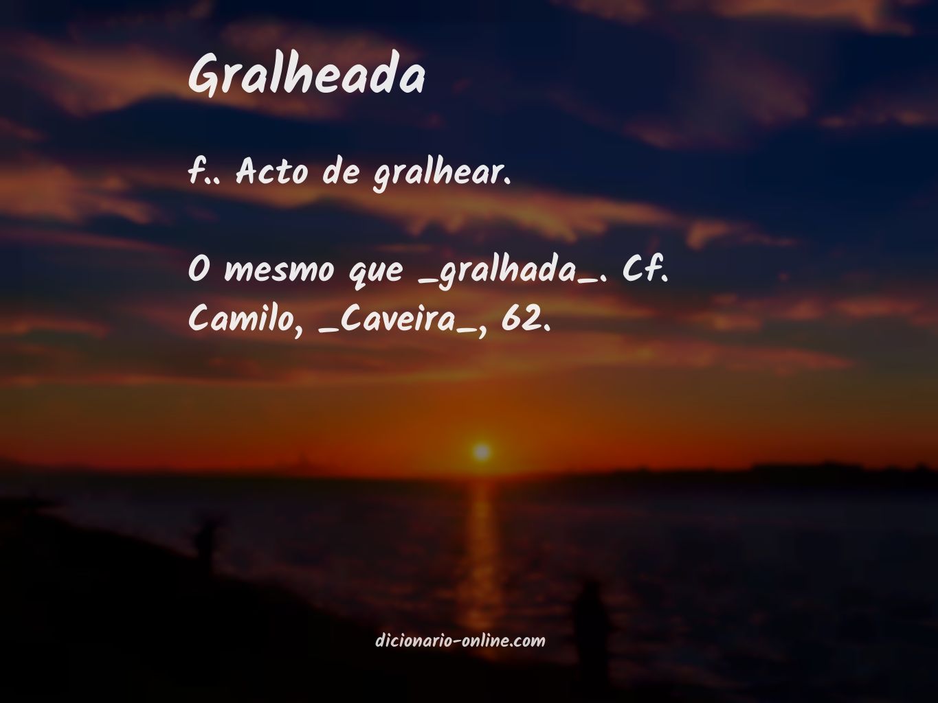 Significado de gralheada