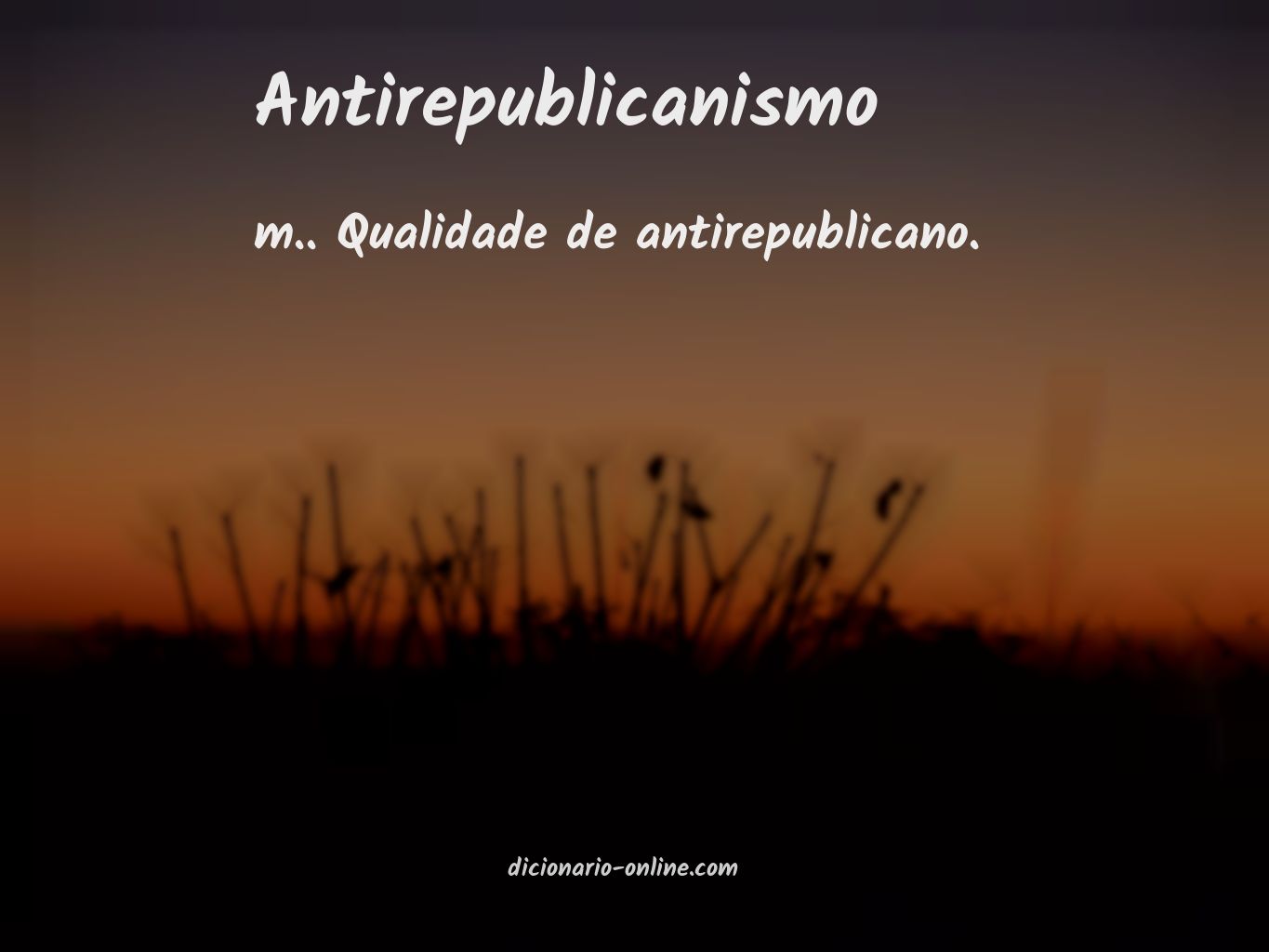 Significado de antirepublicanismo