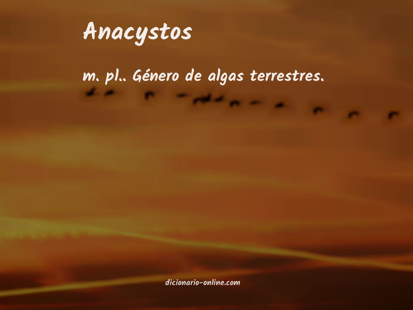 Significado de anacystos