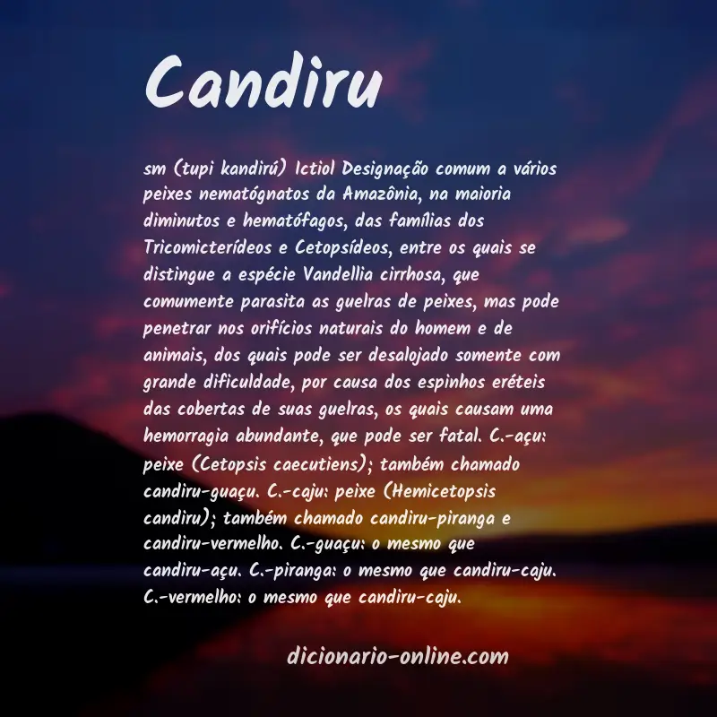 Significado de candiru