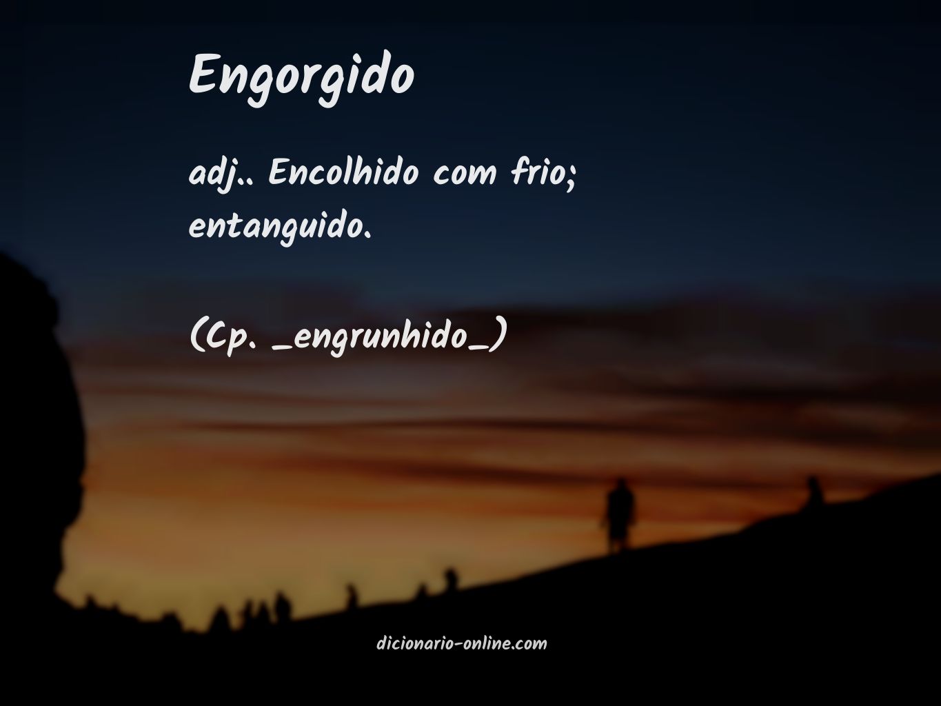 Significado de engorgido