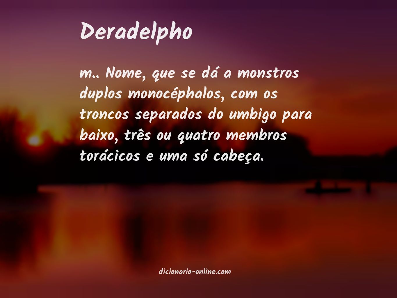 Significado de deradelpho