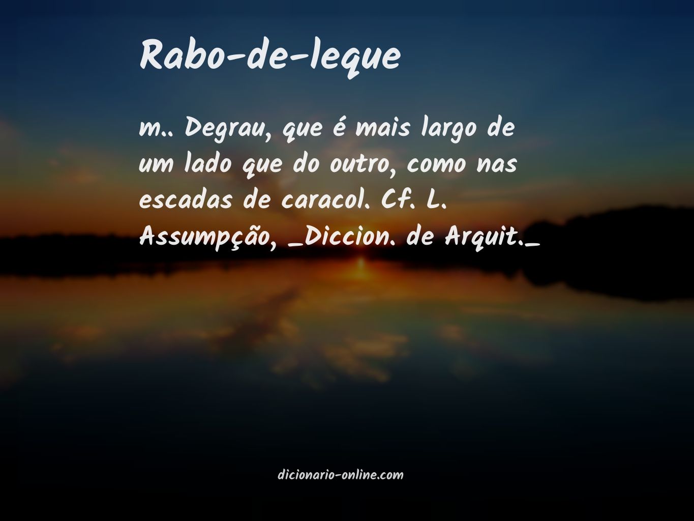 Significado de rabo-de-leque