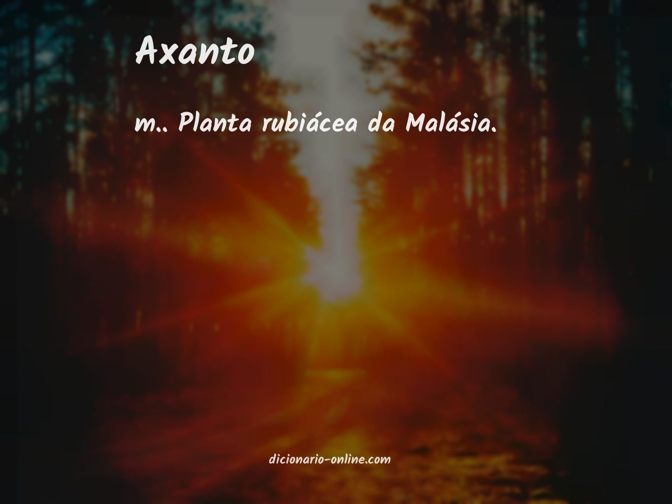 Significado de axanto