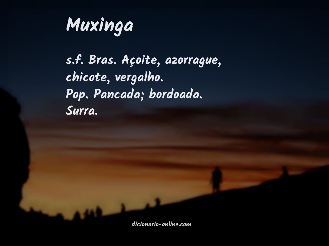 Significado de muxinga