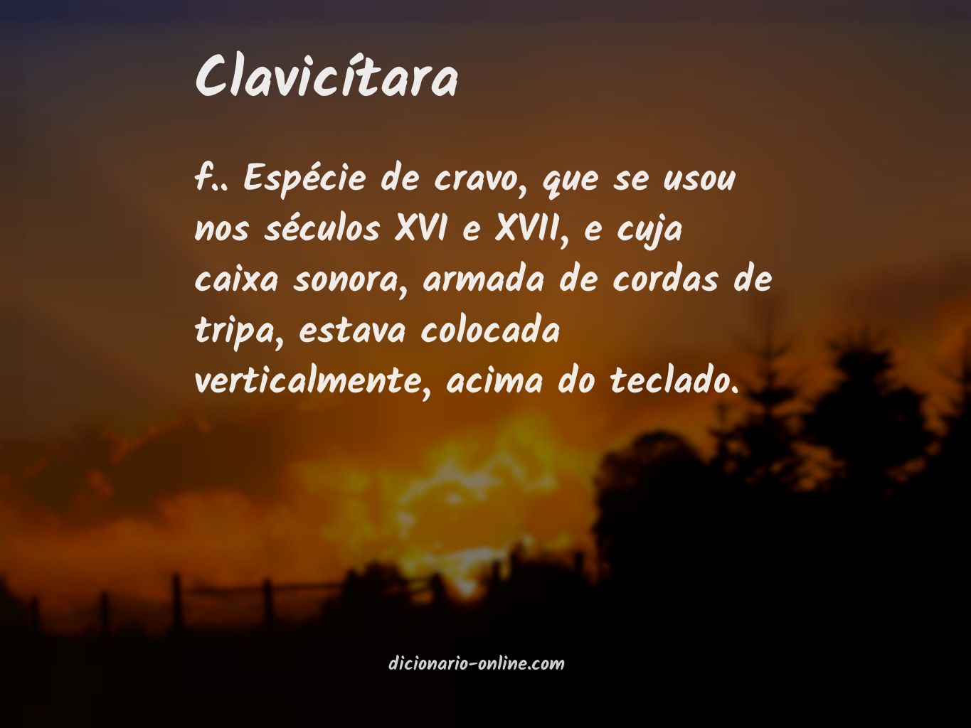 Significado de clavicítara