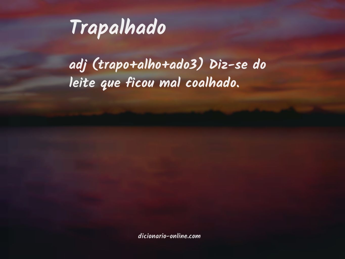 Significado de trapalhado