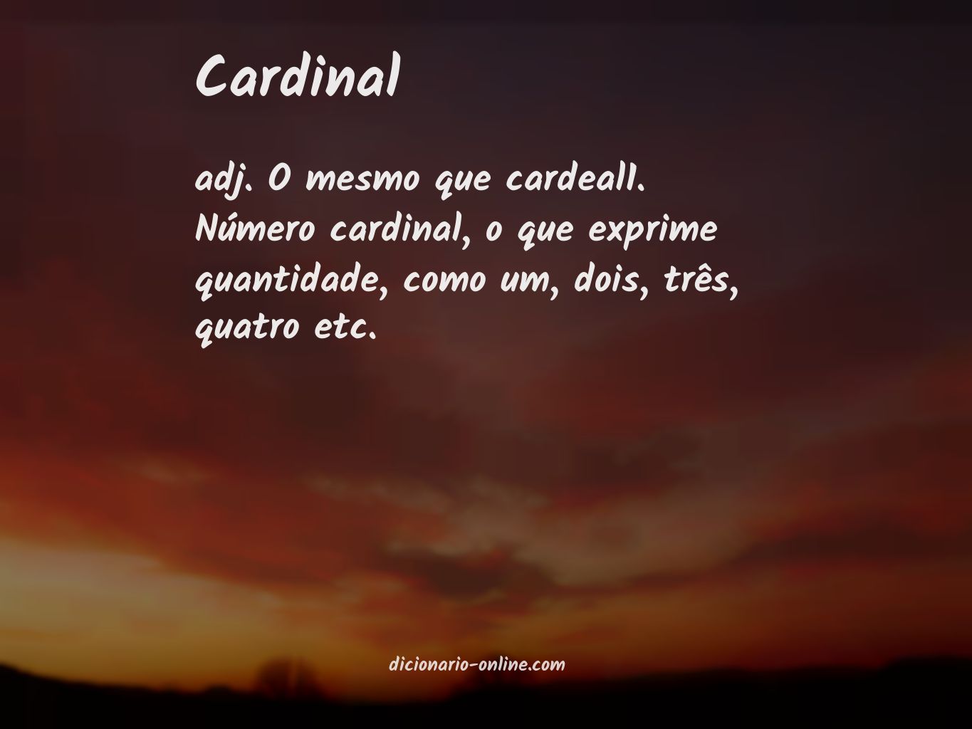 Significado de cardinal