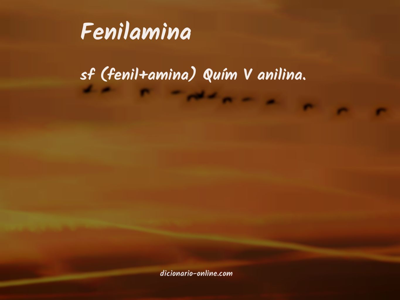 Significado de fenilamina