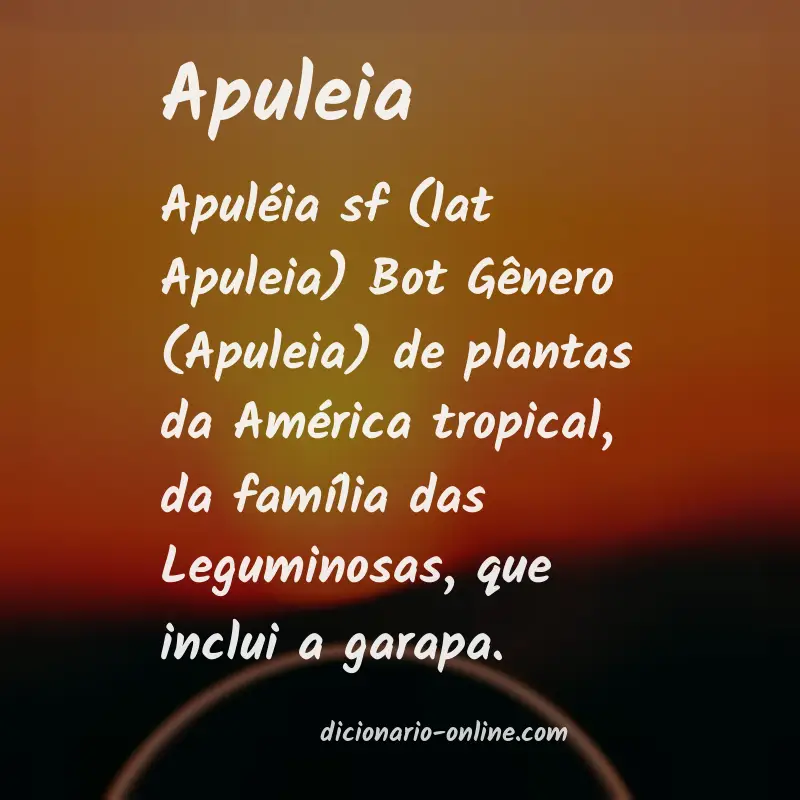 Significado de apuleia