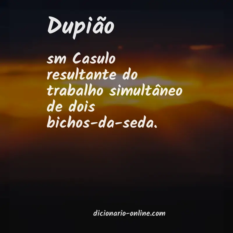 Significado de dupião