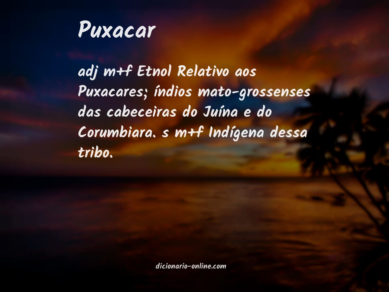 Significado de puxacar