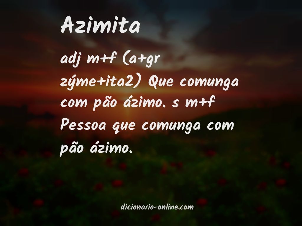 Significado de azimita