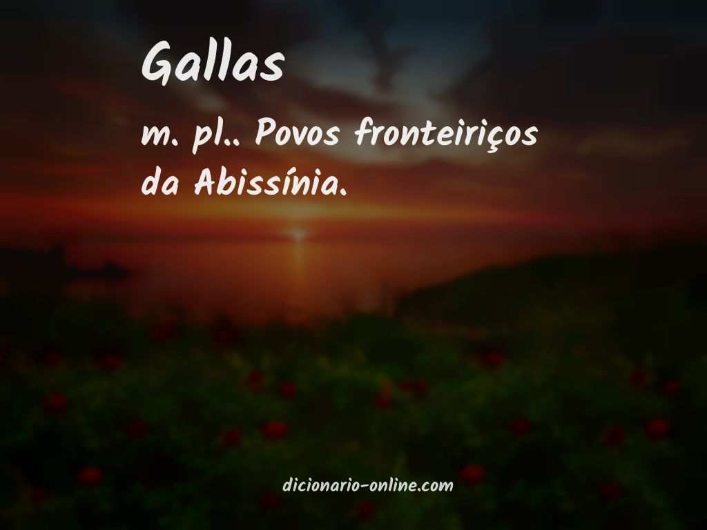 Significado de gallas