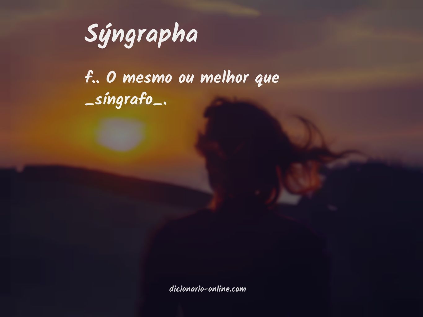 Significado de sýngrapha