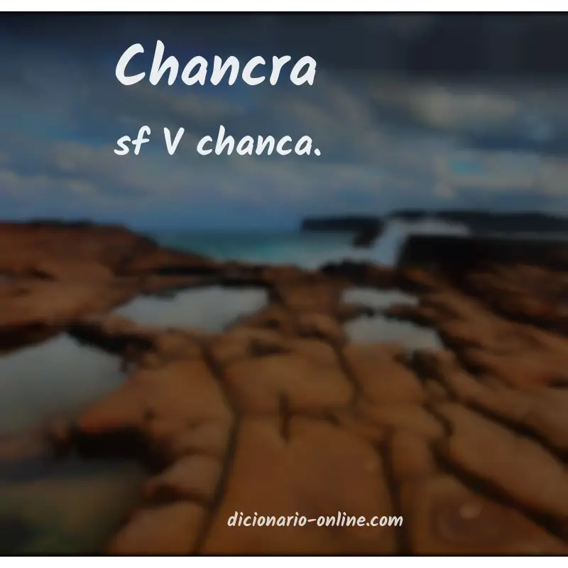 Significado de chancra