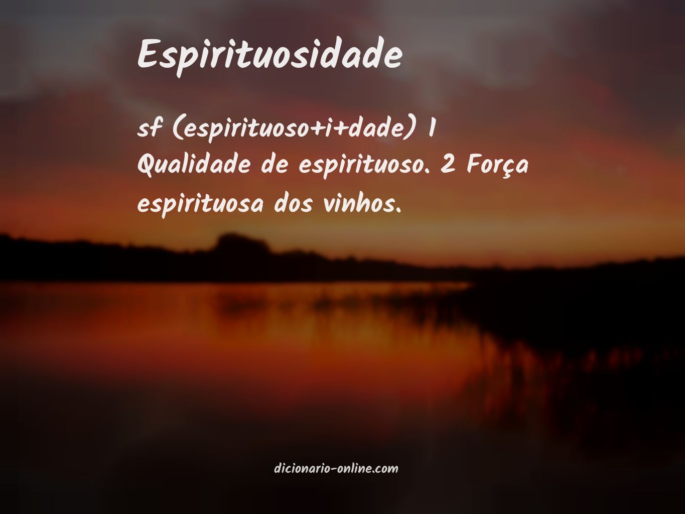 Significado de espirituosidade