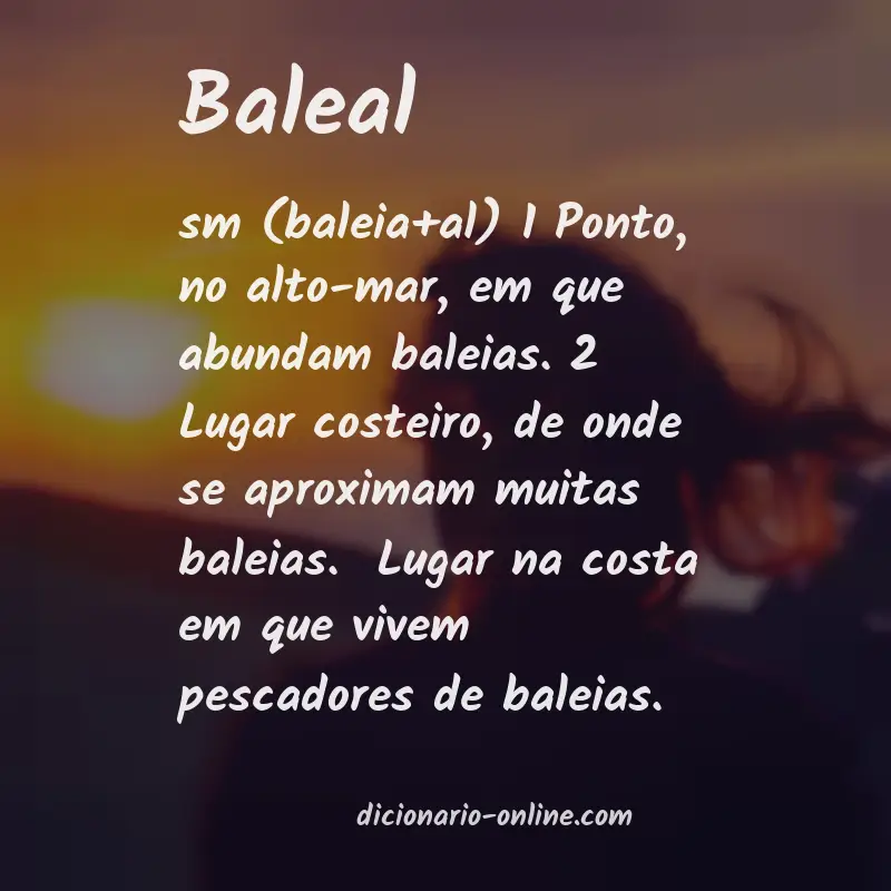 Significado de baleal