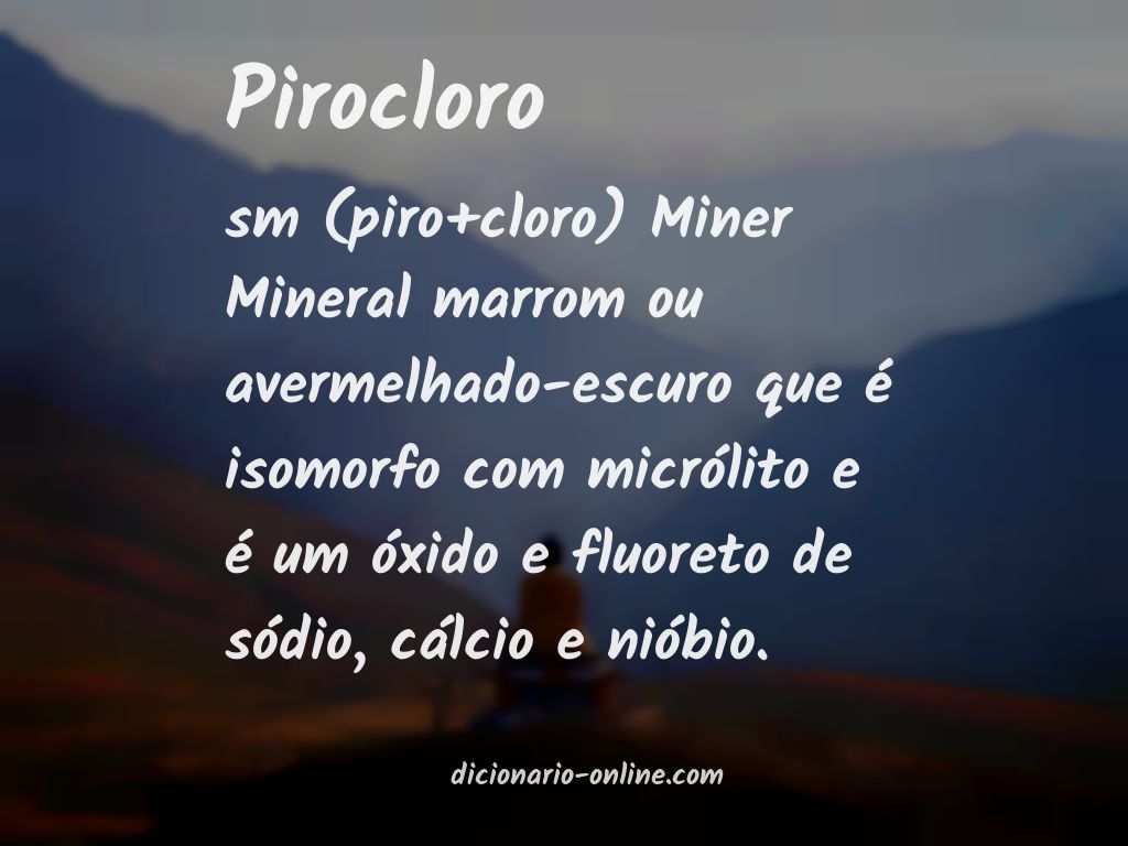 Significado de pirocloro