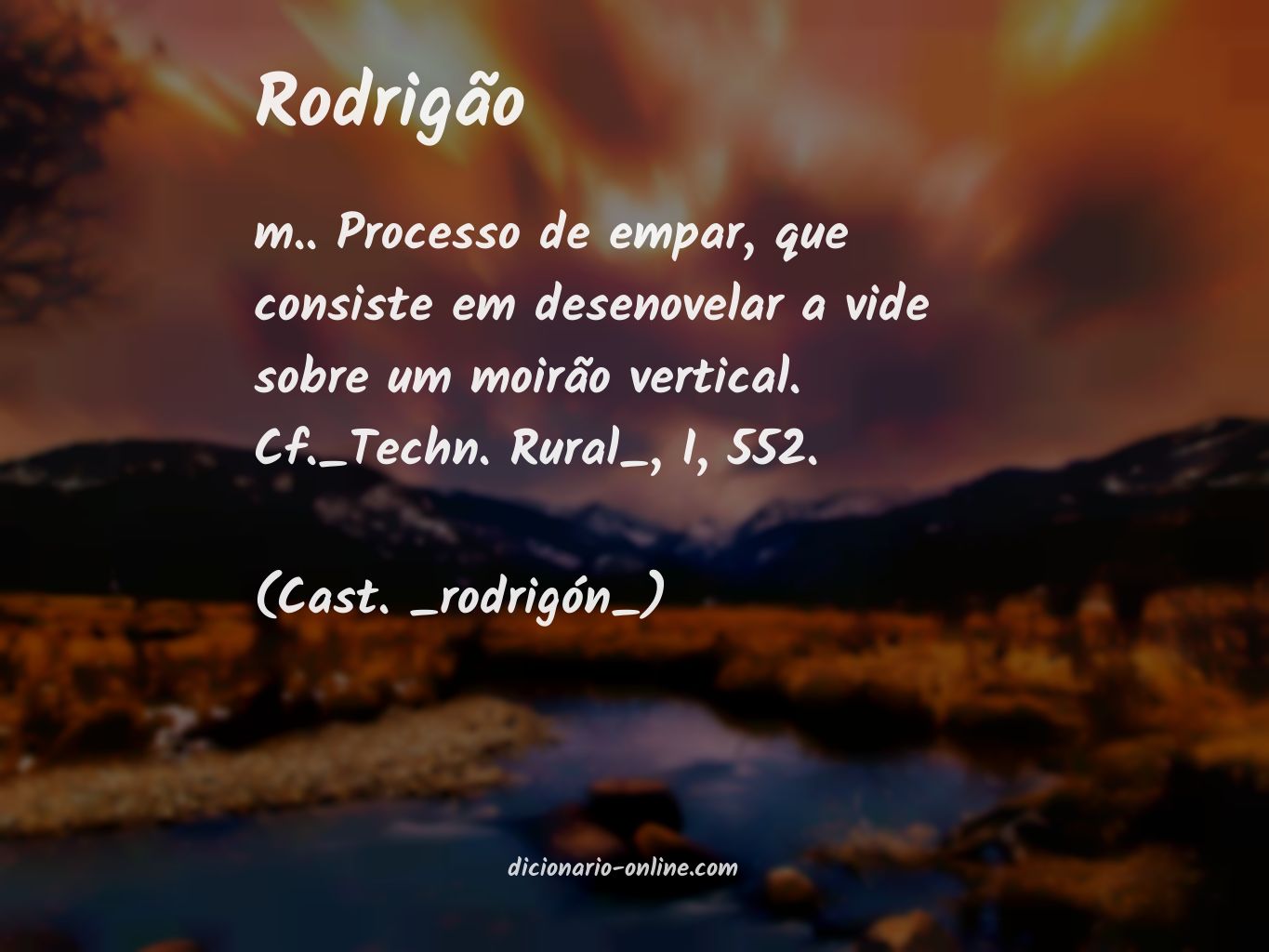 Significado de rodrigão