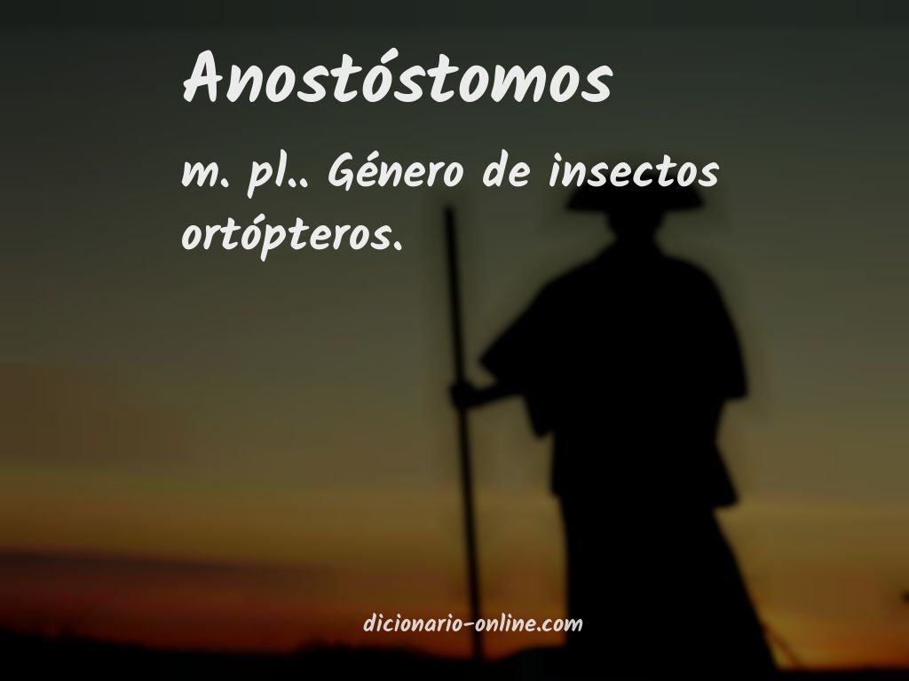 Significado de anostóstomos