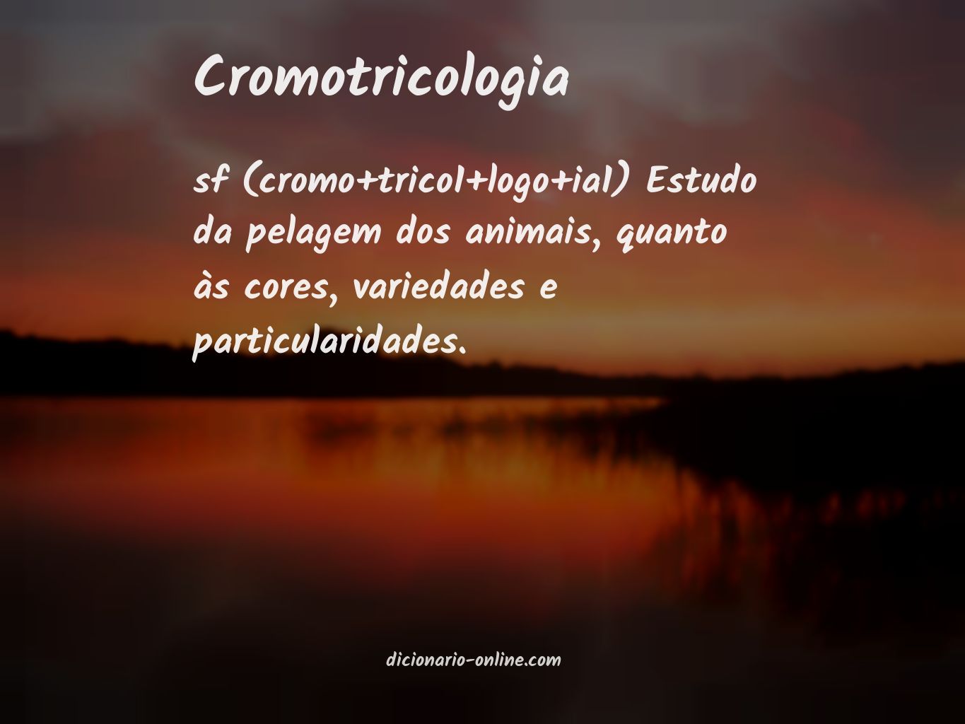 Significado de cromotricologia