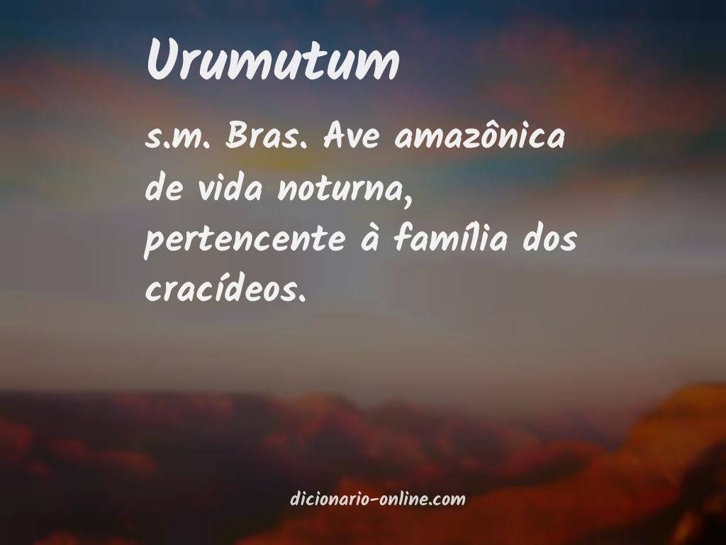 Significado de urumutum