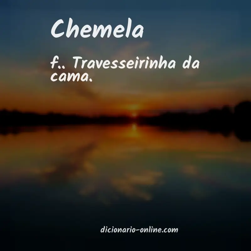 Significado de chemela