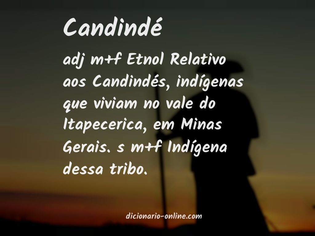 Significado de candindé