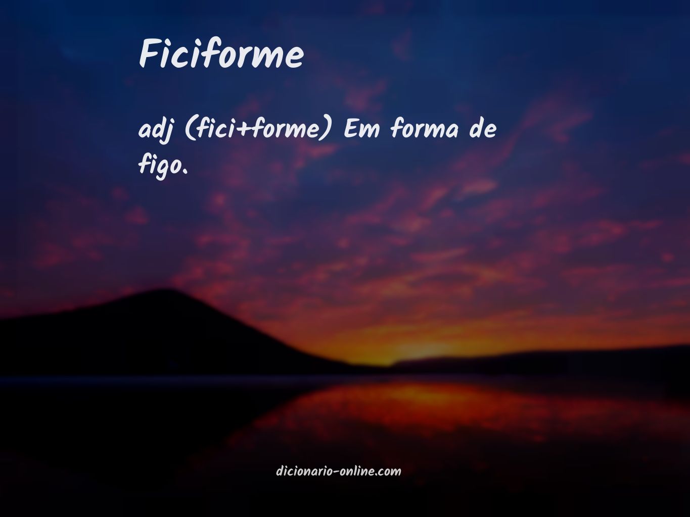 Significado de ficiforme