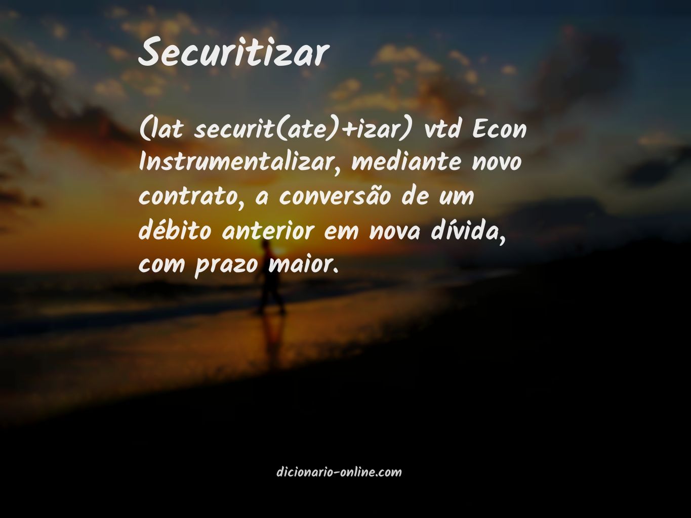 Significado de securitizar