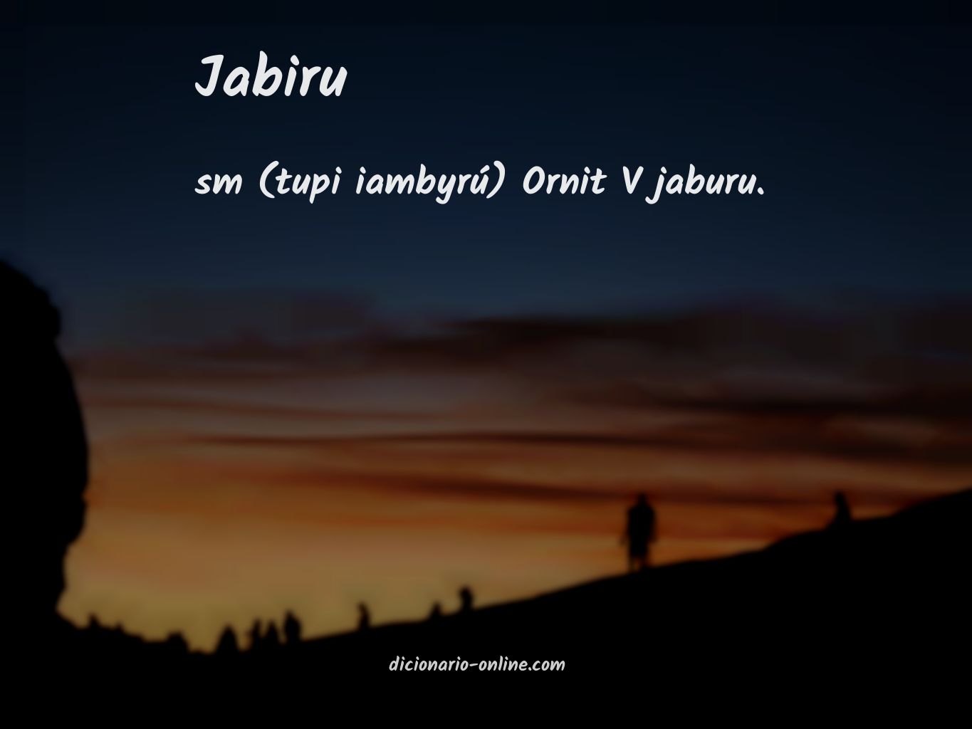 Significado de jabiru
